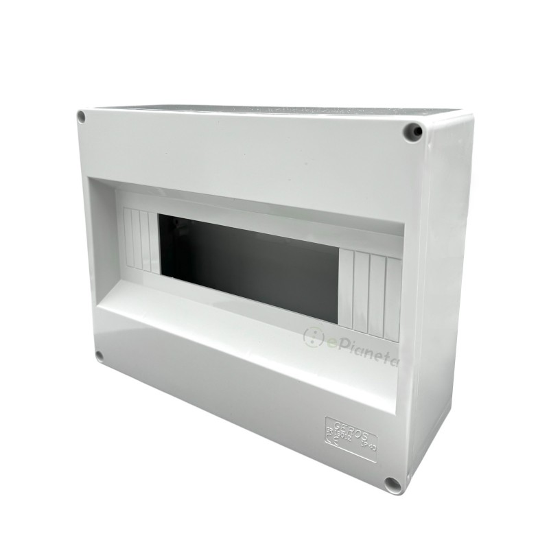 Quadro elettrico centralino senza sportello 6 - 12 moduli din da parete per interruttori