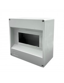 Quadro elettrico centralino senza sportello 4 - 8 moduli din da parete per interruttori