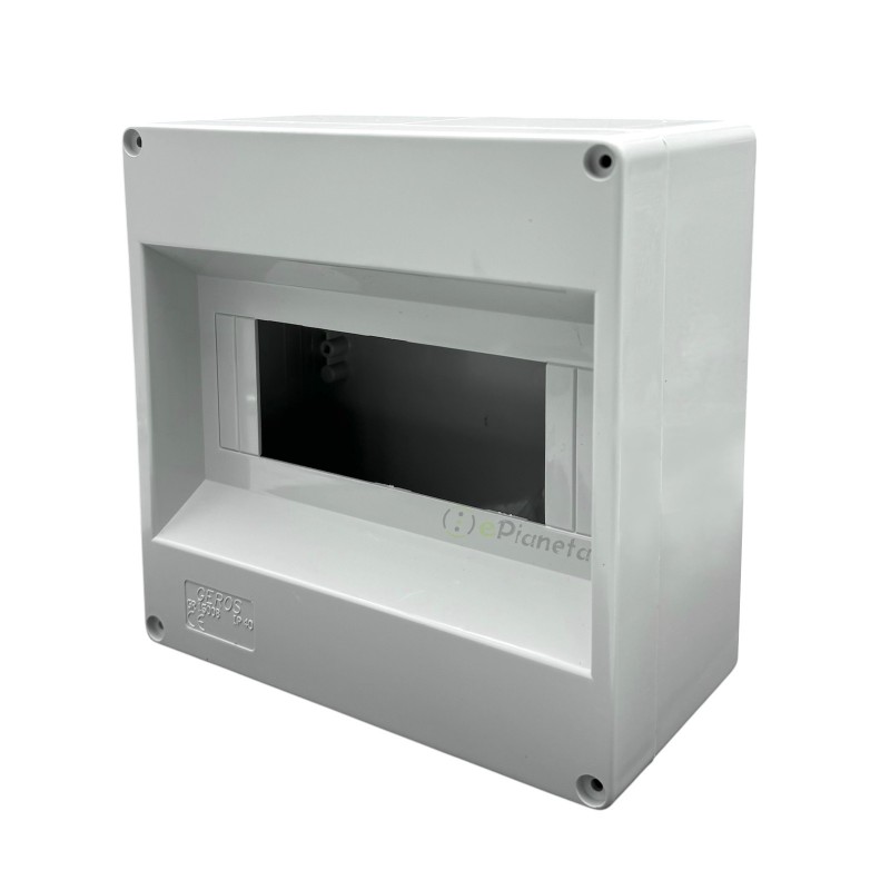Quadro elettrico centralino senza sportello 4 - 8 moduli din da parete per interruttori