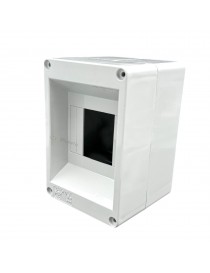 Quadro elettrico centralino senza sportello 2 - 4 moduli din da parete per interruttori
