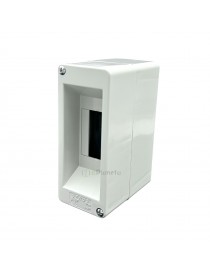 Quadro elettrico centralino senza sportello 1 - 2 moduli din da parete per interruttori