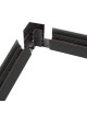 Connettore giunzione angolare e angolo curva nero per collegamento binario magnetico da esterno 48V