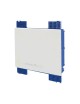 Scatola cassetta di derivazione 196x152x70 da incasso per cartongesso con coperchio quadrata per collegamenti elettrici