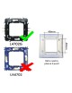 Placche Compatibili Bticino LIVING LIGHT placca 3 4 7 moduli vari colori per supporti LN4703
