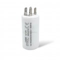Condensatore in polipropilene 4µF 400V/450V di spunto per motori elettrici – Terminale Faston senza vite