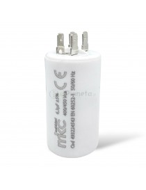 Condensatore in polipropilene 6,3µF 400V/450V di spunto per motori elettrici – Terminale Faston senza vite