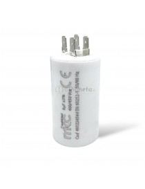 Condensatore in polipropilene 8µF 400V/450V di spunto per motori elettrici – Terminale Faston senza vite