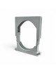 Clips morsetti fissatubo da 13 - 21 23 - 35 38 - 80 mm per fissaggio tubi rigidi o flessibili a scatto grigio RAL 7035