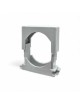 Clips morsetti fissatubo da 13 - 21 23 - 35 38 - 80 mm per fissaggio tubi rigidi o flessibili a scatto grigio RAL 7035