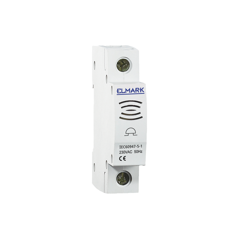 Campanello Suoneria Elettrico 230V AC per Guida DIN – Avvisatore Acustico per Quadro Elettrico – Buzzer Allarme Segnalatore