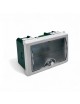 Lampada luce emergenza compatibile con Vimar plana 3w 3 moduli da incasso a parete per scatola supporto 503