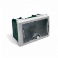 Lampada luce emergenza compatibile con Vimar plana 1.5w 3 moduli da incasso a parete per scatola supporto 503