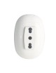 Impianto elettrico da parete su canalina facile installazione presa bipasso schuko interruttore pulsante deviatore bianco ovale