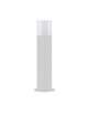 Lampione da giardino per esterno attacco lampadina E27 lampioncino cilindro moderno nero bianco IP44