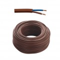 100mt Cavo Elettrico FS18OR18 2X1 mm² - Tensione Nominale 300/500V - Conduttori in Rame Puro, Isolamento LSZH, Conforme CPR
