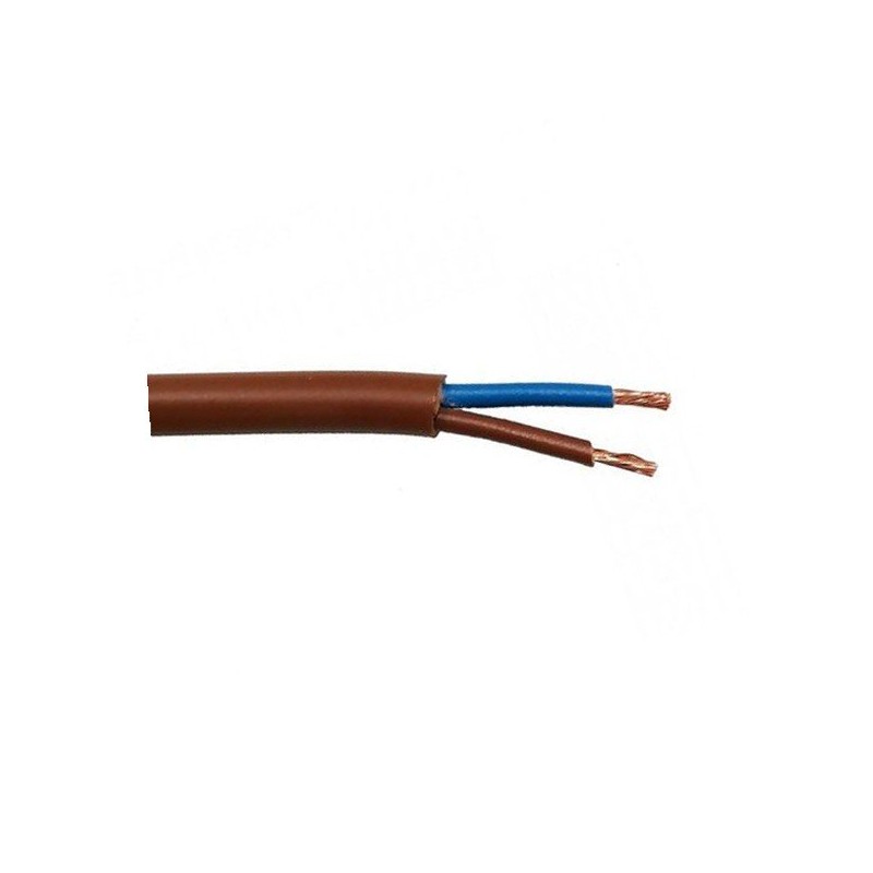 100mt Cavo Elettrico FS18OR18 2X1 mm² - Tensione Nominale 300/500V - Conduttori in Rame Puro, Isolamento LSZH, Conforme CPR