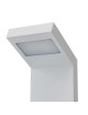 Lampione led 10W per esterno lampioncino rettangolare moderno grigio antracite bianco lampada segnapasso da giardino 