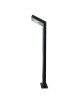 Lampione led 10W per esterno lampioncino rettangolare moderno grigio antracite bianco lampada segnapasso da giardino 