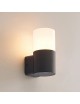 Applique da esterno attacco E27 cilindro bianco nero lampada segnapasso luce sopra o sotto