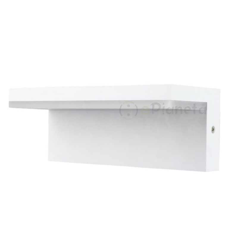 Applique led per esterno 10W inclinato luce laterale nero bianco lampada segnapasso moderno da giardino