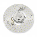 Circolina LED 17W Ø 15cm ricambio per plafoniera anello rotondo lampada a basso consumo per soffitto cucina bagno