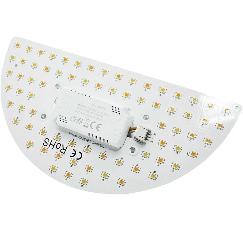 Circolina LED 12W 15cm ricambio per plafoniera anello rotondo lampada a basso consumo per soffitto cucina bagno magnetico