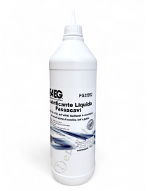 Flacone liquido lubrificante da 1 litro per facilitare lo scorrimento dei cavi elettrici MADE IN ITALY