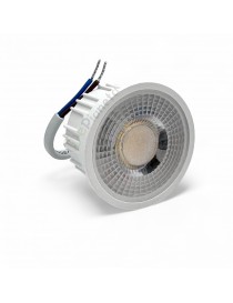 Faretto led 9W lampadina collegamento diretto 220V da incasso per portafaretti in gesso alluminio