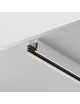 Binario trifase elettrico per faro faretti led pista guida track bianco nero 2 metri 220 V