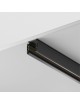 Binario trifase elettrico per faro faretti led pista guida track bianco nero 2 metri 220 V