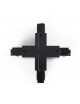 Connettore a X per collegare unire binario trifase bianco nero giunto croce faro faretti led