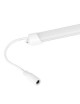 Striscia 144 LED rigida barra copertura opaco profilo alluminio 1 mt 12V bianco caldo naturale
