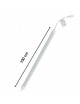 Striscia 144 LED rigida barra copertura opaco profilo alluminio 1 mt 12V bianco caldo naturale