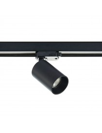 Faretto con attacco GU10 per binario trifase orientabile nero faro proiettore lampadina led