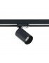 Faretto con attacco GU10 per binario trifase orientabile nero faro proiettore lampadina led