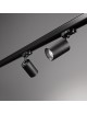 Faretto con attacco GU10 per binario trifase orientabile nero faro proiettore lampadina led