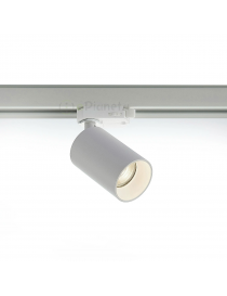 Faretto con attacco GU10 per binario trifase orientabile bianco faro proiettore lampadina led