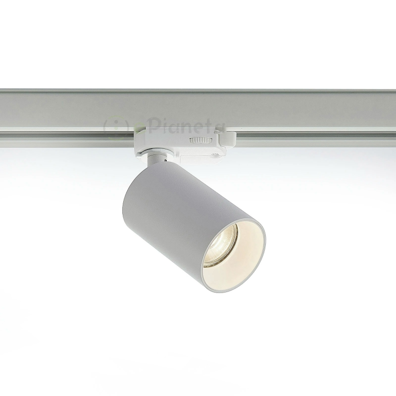Faretto con attacco GU10 per binario trifase orientabile bianco faro proiettore lampadina led