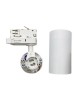 Faretto con attacco GU10 per binario trifase orientabile bianco faro proiettore lampadina led