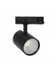 Faretto led per binario trifase 30W orientabile nero faro proiettore lampada