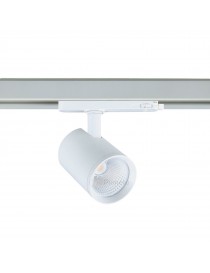 Faretto led per binario trifase 30W orientabile nero faro proiettore lampada