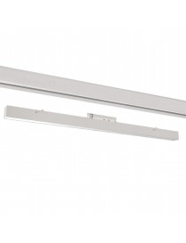 Faretto proiettore a barra lineare led 40W bianco per binario trifase 3 in 1 luce calda naturale bianca copertura opaca 