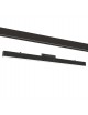 Faretto proiettore a barra lineare led 40W nero per binario trifase 3 in 1 luce calda naturale bianca copertura opaca