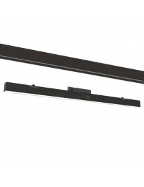 Faretto proiettore a barra lineare led 40W nero per binario trifase 3 in 1 luce calda naturale bianca copertura opaca