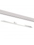 Faretto proiettore a barra lineare led 40W bianco per binario trifase 3 in 1 luce calda naturale bianca copertura opaca