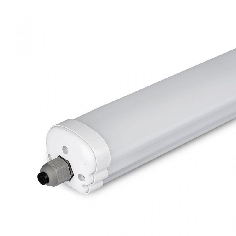 Plafoniera led 36w 120 cm lampada lineare soffitto impermeabile da esterno tenuta stagna luce integrato bianca naturale