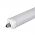 Plafoniera led 36w 120 cm lampada lineare soffitto impermeabile da esterno tenuta stagna luce integrato bianca naturale