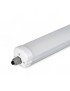 Plafoniera led 36w 120 cm lampada lineare soffitto impermeabile da esterno tenuta stagna luce integrato bianca naturale