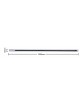 Binario trifase elettrico per faro faretti led pista guida track bianco nero 2 metri 220 V