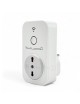 Presa bipasso intelligente smart Wi-Fi compatibile con Alexa Google Home adattatore controllo a distanza energia timer